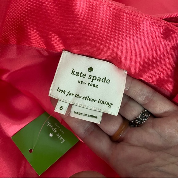 Kate Spade open back silk mini dress - Picture 4 of 4